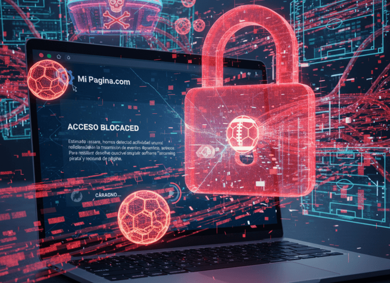 acceso bloqueado futbol cloudflare